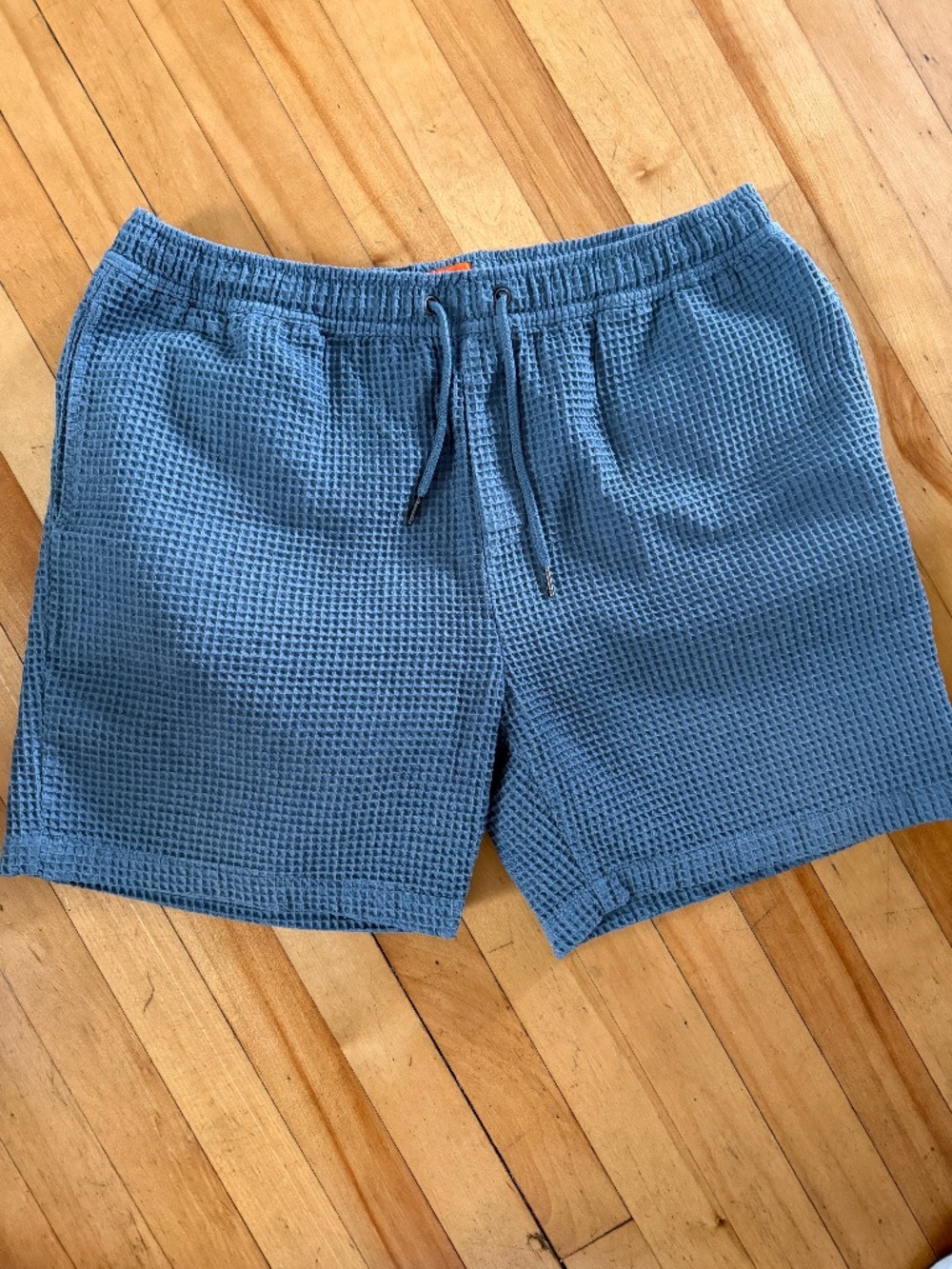 Blue waffle men’s shorts